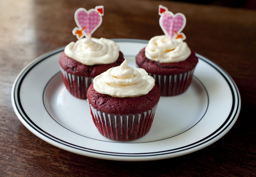 red velvet cupcakes