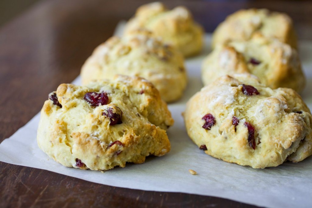 Irish Soda Bread Cranberry Scones