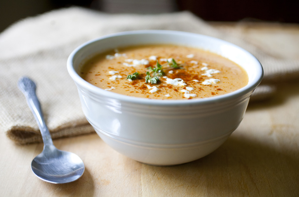 Roasted Red Pepper and Cauliflower Soup 3