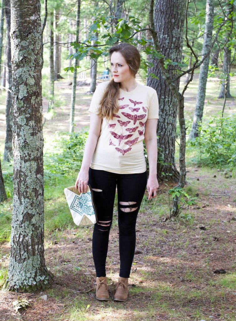 Red Moths & Ripped Jeans