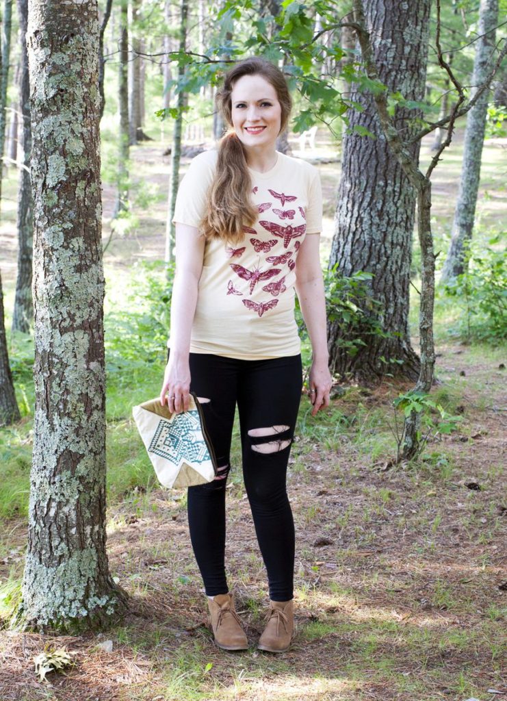 Red Moths & Ripped Jeans
