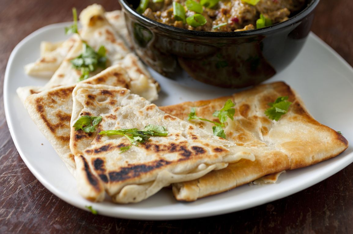 Roti Canai (Malaysian Flat Bread) - Partial Ingredients